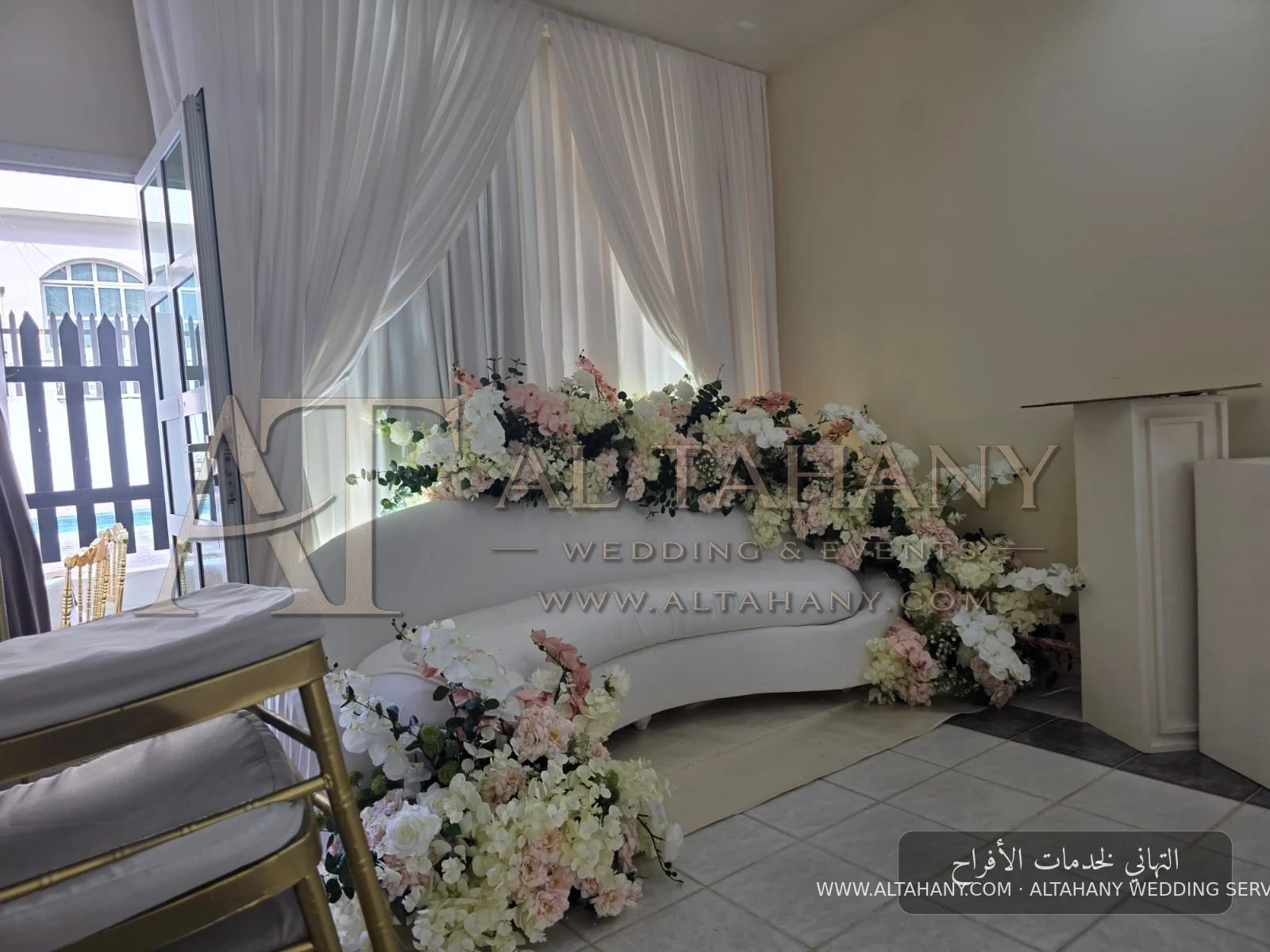 ديكور كوشة زفاف