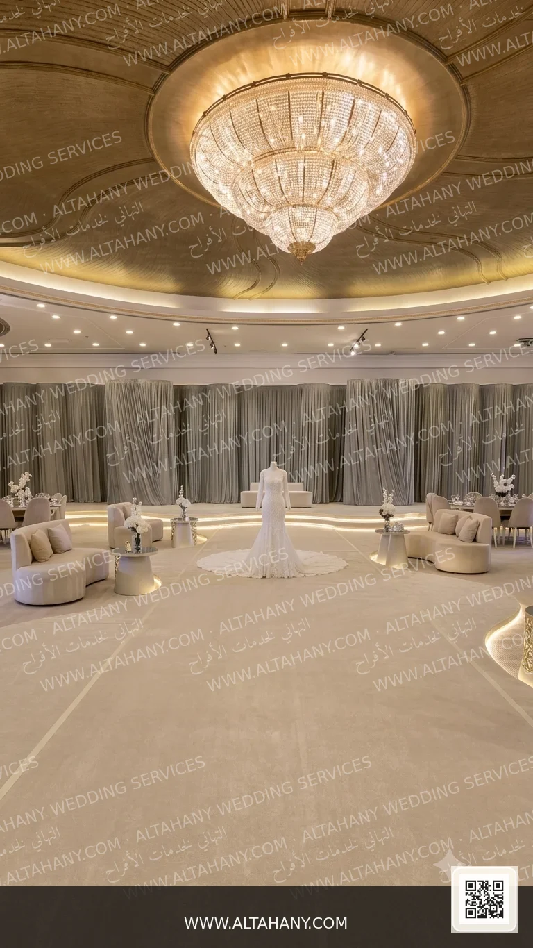 A royal wedding blending classic elegance and modern flair in a sophisticated design.
