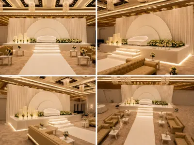 كوشة فاخرة — تصميم 533